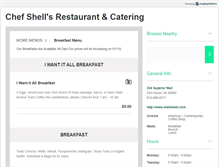 Tablet Screenshot of chefshells.com